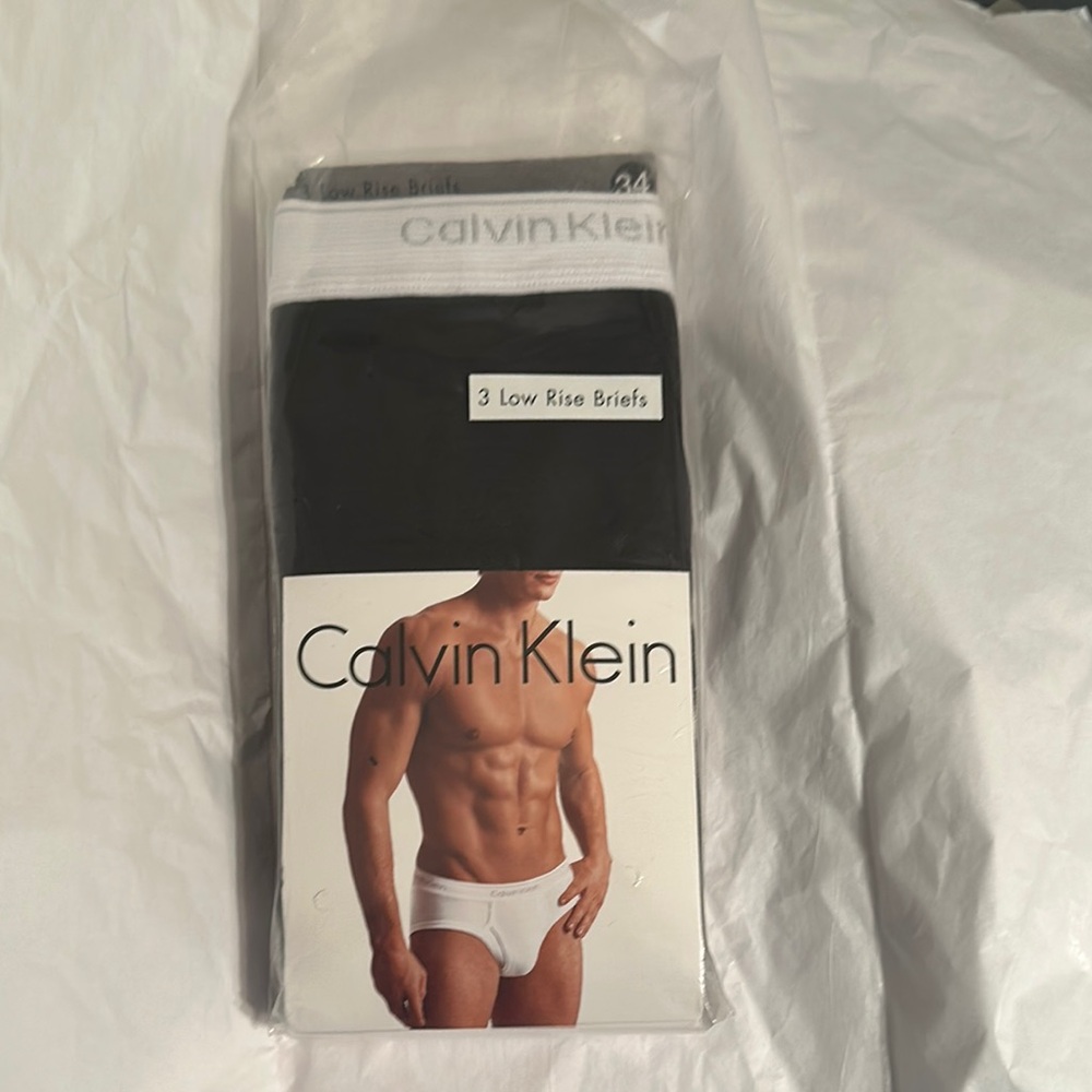 Calvin Klein Black Briefs Premium Comfort